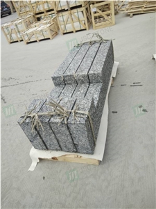 Spray Wave White Grey Granite Gate Post